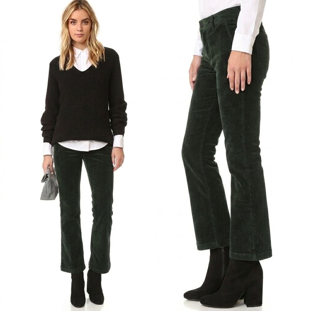 NWT Trave $298 Sloan Green River Slim Bootcut Corduroys 26 Deadstock 70s Revival